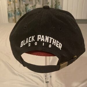 Black Panther 2018 Black Adjustable Cap